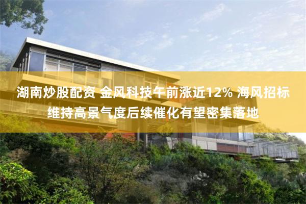 湖南炒股配资 金风科技午前涨近12% 海风招标维持高景气度后续催化有望密集落地