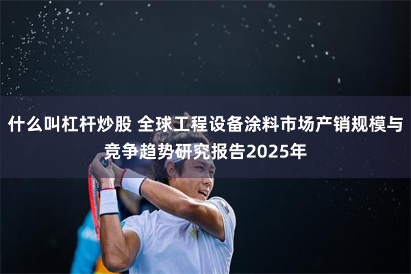 什么叫杠杆炒股 全球工程设备涂料市场产销规模与竞争趋势研究报告2025年